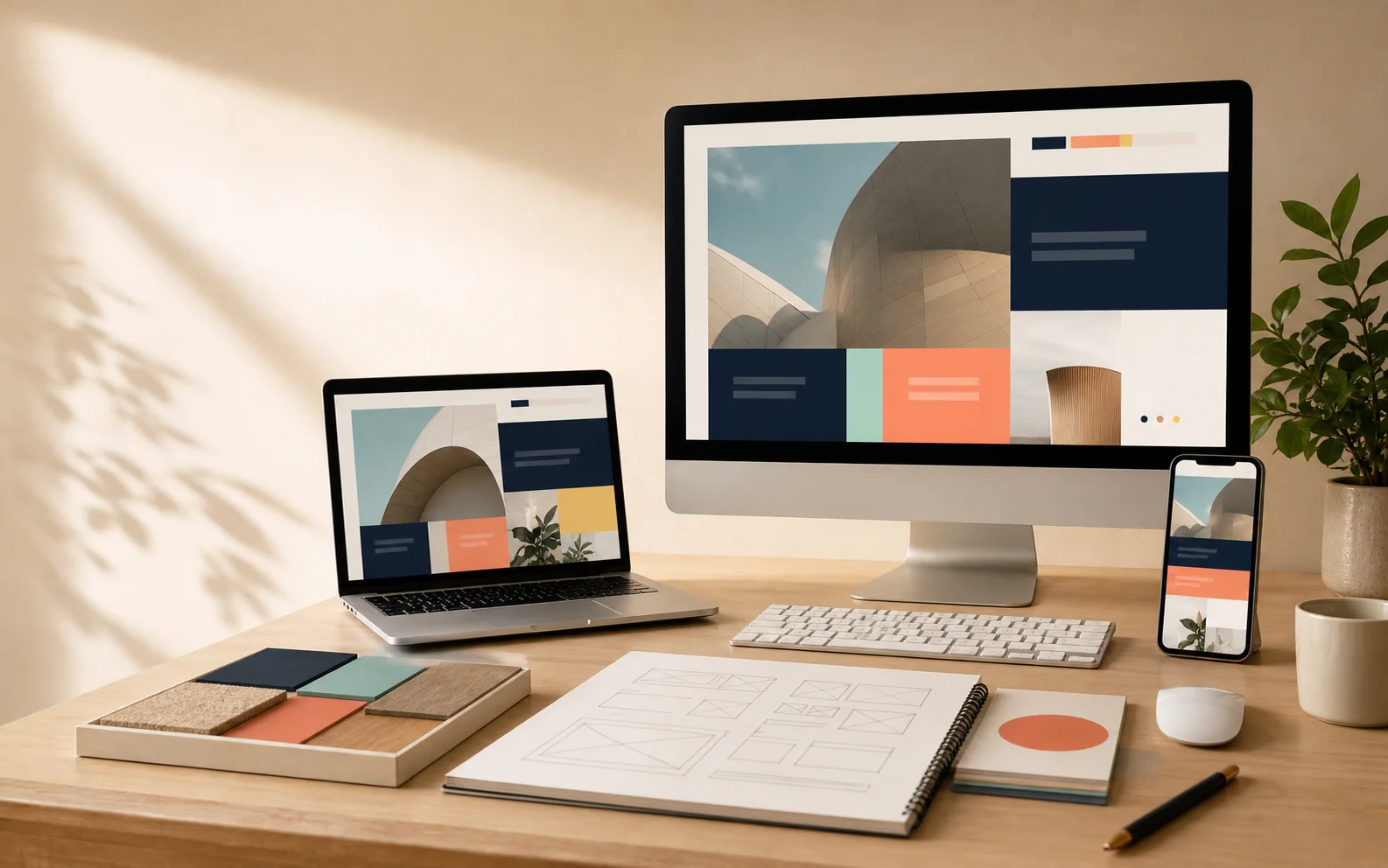 Responsive Website auf mehreren Endgeräten